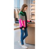 Minimoda Kids Kız Çocuk Yazı ve Desenli Uzun Triko Hırka