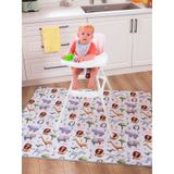 Minimono 145x120 cm Mama Sandalyesi Altı ve Aktivite Bakım Örtüsü