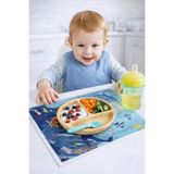 Minimono Bebekler İçin Tek Kullanımlık Beslenme Örtüsü - 30’lu Paket (30x45 cm) - Amerikan Servis, Deniz Canlıları