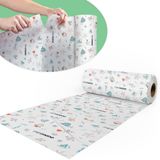 Minimono Mama Sandalyesi Altında Bebek Sıçrama Matı - 10 Adet Tek Kullanımlık ve Su Geçirmez Sıçrama Paspasları - 101,6 cm x 119,4 cm Piknik, Sanat ve El Sanatları için Çok Amaçlı Etkinlik Matı