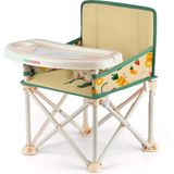 Minimono Plus 0-4 Yaş Portatif Katlanır Yükseltici Mama Sandalyesi Bebek Çocuk Kamp Sandalyesi 3 Farklı Renk Seçeneği - Bej