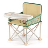 Minimono Plus Taşınabilir ve Katlanabilir Mama Sandalyesi – Bebek ve Küçük Çocuklar için Tepsili Yükseltici Sandalye, Güvenlik Kemeri, Kolay ve Kompakt Katlama – Taşıma Çantalı (Bej - Karnaval)