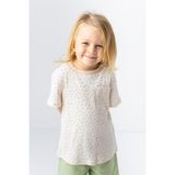 Mininio Erkek Bebek Puantiye Desenli Cep Detaylı T-Shirt - 6 - 9 Ay - Ekru