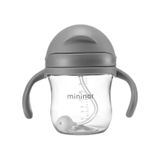 Mininor Tritan Akıllı Alıştırma Bardağı 220 Ml - Grey Seal - Gri Standart Gri