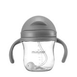 Mininor Tritan Akıllı Alıştırma Bardağı 220 Ml - Grey Seal