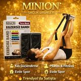 Minion Terra Egzersiz Bandı Tera Bant Pilates Bandı - Siyah