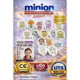 Minion Yapışkanlı Çocuk Göz Kapama Bandı 50'Li Paket