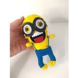 Minions Örgü Keçe Minion İlginç Anahtarlık Çanta Süsü Oyuncak Aksesuar