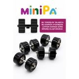 Minipa Işıklı Spor & Paten Dönüşümlü Çocuk Ayakkabı Yedek Tekerleği 4'lü Set