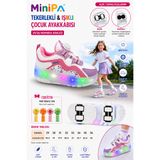 Minipa Mira 4 Tekerlekli Patenli Işıklı Spor & Paten Dönüşümlü Çocuk Ayakkabısı