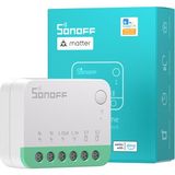 MINIR4M Matter Akıllı Anahtar, 2 Yönlü Akıllı Anahtar, Wifi Duvar Anahtarı, Madde Protokolü Desteği, Ses Kontrolü, Alexa/google Home/ev Asistanı ile Uyumlu, 2400 W/10 A