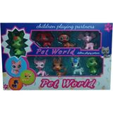 Miniş Oyuncak Karakterleri Littlest Pets Shop 8'li Miniş Ailesi - ÇokRenkli