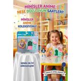Minişler Anime 4 Parça Işıklı Toplu Köpek Kulübeli Aruha Anime Kızlı Oyuncak Figür Seti Vitrin