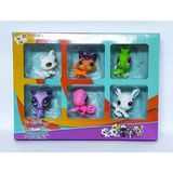 Minişler Pet Shop Benim Tatlı Minişim 6'lı Set Figür Oyuncak Minişler - Renkli