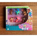 Minişler Pet Shop Neşeli Oyuncak Minişler 6'lı Miniş Ailesi Oyuncak Pet Shop Miniş - Renkli