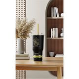 Miniso 580 ml Harry Potter Lisanslı Pipetli Termos