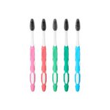 MINISO Diş Eti Koruyucu Kömür Etkili 5'Li Diş Fırçası, 2010215610107