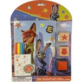 Miniso Disney Zootoprolis Lisanslı Damga Çizim Seti