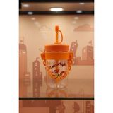 Miniso Disney Zootropolis Lisanslı Askılı Pipetli Plastik Su Kabı 550ML(NICK)