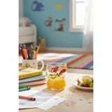 Miniso Disney Zootropolis Lisanslı Nick Wilde Borosilikat Cam Bardak – Estetik Şeffaf Su Bardağı 300 ml - Renkli