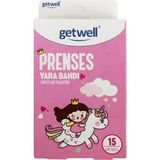 Miniso Getwell Unicorn ve Prenses Desenli Yara Bandı Seti 15 Adet Hava Geçiren Yapı ile Yüksek Koruma
