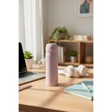 Miniso Klasik Serisi Flip Top Tasarımlı Yalıtımlı Termos 450 mL (Pembe)