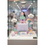 Miniso Küçük Ayı Serisi Üç Bölmeli Kadın Cüzdanı (Mor) - Renkli