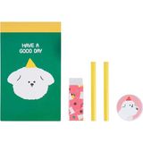 Miniso Küçük Köpek Serisi Silgili Kırtasiye Seti