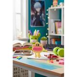 Miniso Lisanslı Büyük Ağız Figürlü Aynalı Telefon Standı – Kaymaz Silikon Masaüstü Telefon Tutucu 11,7 Cm