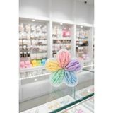 Miniso Lisanslı Çiçek Figürü Kutulu Saç Lastiği Seti – 40 Adet Pastel Tonlarda Dayanıklı Ve Esnek Lastik Seti Çok Renkli