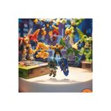 Miniso Lisanslı Dinozor Dönüşüm Oyuncağı Montajı 5 Çeşitli Model Dev Robot Formlu 12 Cm, 2020012010109