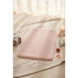 Miniso Lisanslı Düz Renkli Peluş Zemin Paspası – Pembe 40x60 cm Banyo Oda Küçük Halı