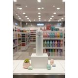 Miniso Lisanslı Klasik Serisi Flip Top Yalıtımlı Termos 450 Ml Çift Katmanlı Çelik Beyaz, 2019306610101