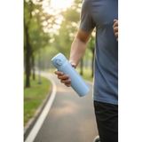 Miniso Lisanslı Klasik Serisi Flip Top Yalıtımlı Termos 450 Ml Çift Katmanlı Çelik Mavi, 2019306410107