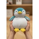 Miniso Lisanslı Küçük Mini Kalem Peluş Oyuncak Camgöbeği Penguen – Yumuşak Figür 17Cm