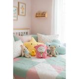 Miniso Lisanslı Kuzu Baa 28 cm Pembe Uyku Tulumlu Yumuşak Peluş Oyuncak