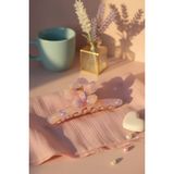 Miniso Lisanslı Mor Fiyonk Figürlü Şık Kıskaç Toka ve Günlük Saç Aksesuarı Feminen Tasarımlı Sağlam Saç Sabitleyici