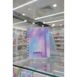 Miniso Lisanslı Pastel Serisi A5 Tel Ciltli Lastikli Defter 100 Sayfa – Mor