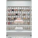 Miniso Lisanslı Pembe Mermer Desenli Mandal Saç Tokası 11 Cm – Güçlü Tutuşlu Çok Renkli