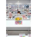 Miniso Lisanslı Saç Mandalı Ve Lastik Seti Çift Katmanlı – Düzenli Pratik Saç Aksesuar Seti
