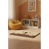 Miniso Lisanslı TUTOGOU Serisi Paspas Kahverengi 60x40 cm Ev Banyo Giriş Paspası, 2028053011109