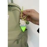 MINISO Mikko Lisanslı Dondurma Şekilli Işıklı Anahtarlık, Tek Ebat, 2015981612102, Misket Limon, üniseks-yetişkin