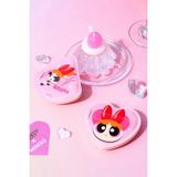 Miniso Powerpuff Girls Lisanslı Makyaj Puf Seti - Blossom Kalp Şekilli Yumuşak Doku ile Günlük Kullanım