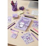 Miniso Sanrio Lisanslı Kuromi A5 3D Figürlü Mıknatıslı Not Defteri