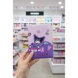 Miniso Sanrio Lisanslı Kuromi Pasaport Kılıfı - Renkli