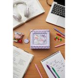 Miniso Sanrio Lisanslı Puzzle Kapaklı Sert Kapak Not Defteri – 64 Yaprak Renkli Tasarım Dayanıklı ABS Kapak