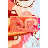 Miniso Sanrio Lisanslı Renkli Ekstra Büyük Makyaj Pufu (2 + Kap) Tüm Cilt Tipleri İçin Kullanım