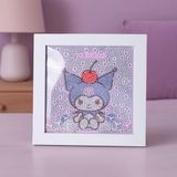 Miniso Sanrio Lisanslı Renkli Yaz Plajı Serisi Elmas Mozaik Puzzle- Kuromi