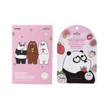 Miniso We Bare Bears Lisanslı Çilek Özlü Meyveli Nemlendirici Kağıt Maske Panda Serisi, 2015304310104