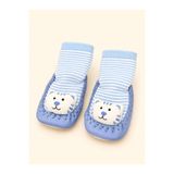 minissa baby kids Deri Kaydırmaz Taban - Bebek & Çocuk Çarık Çorap Peluş Kafalı Patik